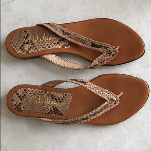NEW / RARE — Python Cole Haan Maui Thong